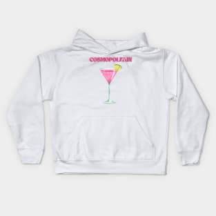 y2k cosmopolitan cocktail danish pastel Kids Hoodie